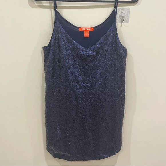Women Sleeveless Sparkle Shimmer Tops - Picture 1 of 4